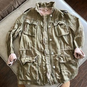 Free People Green Jacket